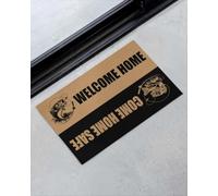 Felpudo Entrada casa Bienvenido a casa. Regresa a casa Sano y Salvo. Regalo de Pesca para Amantes de la Pesca.