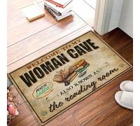 Felpudo Entrada casa Bienvenido a mi Refugio Femenino. El Felpudo de la Sala de Lectura.