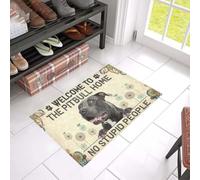 Felpudo Entrada casa Bienvenido al Hogar Canino PB. No se admiten Personas estúpidas.