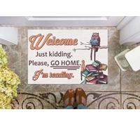 Felpudo Entrada casa Bienvenido. por Favor, Vete a casa. Estoy Leyendo.