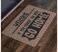 Felpudo Entrada casa Bienvenido si olvidaste la Cerveza, Vete a casa, Felpudo