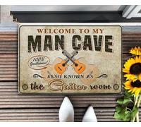 Felpudo Entrada casa Bienvenidos a mi guarida, también conocida como el Felpudo de la Sala de Guitarras.