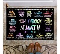 Felpudo Entrada casa Busca Las matemáticas en la Vida Cotidiana: Felpudo para Interiores y Exteriores