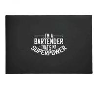 Felpudo Entrada casa Camarero, Soy Camarero, Ese es mi Superpoder.