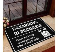 Felpudo Entrada casa Capacitación Virtual para docentes en Curso. por Favor, no Llame a Menos Que Tenga Vino o un Felpudo con Forma de cerilla.