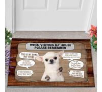 Felpudo Entrada casa Chihuahua - Esta es mi casa, no la Tuya