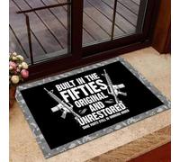 Felpudo Entrada casa Construida en los años Cincuenta. Original y sin Restaurar. Regalo para papá.