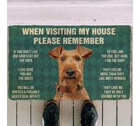 Felpudo Entrada casa Cuando visites mi casa, Recuerda Que Vivo aquí y Que Eres el invitado.