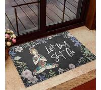 Felpudo Entrada casa Deja Esa Mierda, Felpudo de Yoga