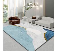 Felpudo Entrada Casa Dorado Azul Blanca Felpudo Exterior Poliéster Alfombra Salon Lavable Alfombra Entrada Casa Suave Engrosar Alfombras de Habitacion Antideslizante Tapete 50x80cm