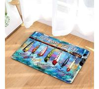 Felpudo Entrada casa El Dios de la Pesca Dice Que Eres un Felpudo Tanto para Interiores como para Exteriores