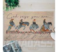 Felpudo Entrada casa El Señor Dice Que Eres un Felpudo