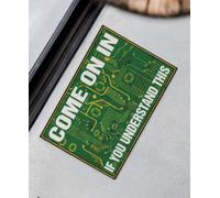 Felpudo Entrada casa Electricista, Pase si Entiende Esto.