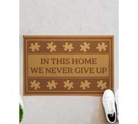 Felpudo Entrada casa En Esta casa Nunca Nos rendimos (Felpudo)