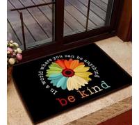 Felpudo Entrada casa En un Mundo Donde Puedes ser lo Que Quieras, sé Amable.