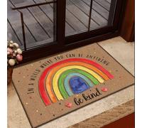 Felpudo Entrada casa En un Mundo Donde Puedes ser lo Que Quieras, sé Amable. Felpudo LGBT