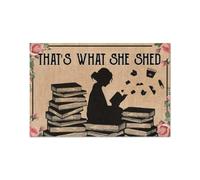 Felpudo Entrada casa Eso es lo Que Ella derramó: Alfombra de Lectura