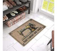 Felpudo Entrada casa Eso es lo Que Ella desprendió del Felpudo de Costura