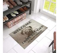 Felpudo Entrada casa Espero Que te guste mi Felpudo de Carlino, mi Mejor Amigo.