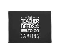 Felpudo Entrada casa Este Profesor Necesita IR de Camping (Felpudo)