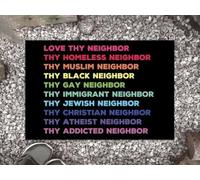 Felpudo Entrada casa Felpudo «Ama a tu prójimo»