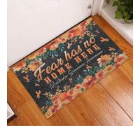 Felpudo Entrada casa Felpudo «Aquí no Hay Lugar para el Miedo»