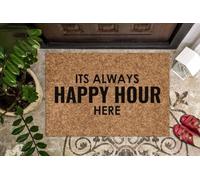 Felpudo Entrada casa Felpudo Aquí Siempre es la Hora Feliz