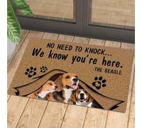 Felpudo Entrada casa Felpudo Beagle No Hace Falta Llamar