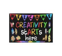 Felpudo Entrada casa Felpudo «Bienvenido, la Creatividad Empieza aquí»