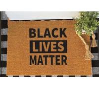 Felpudo Entrada casa Felpudo Black Lives Matter - Felpudo Cultural - Igualdad - Felpudo para Exteriores