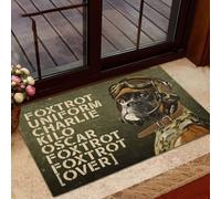 Felpudo Entrada casa Felpudo Charlie Kilo con Uniforme Foxtrot