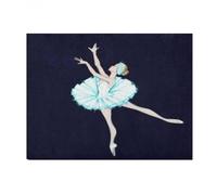 Felpudo Entrada casa Felpudo con Dibujo a Mano alzada de una Joven Bailarina de Ballet