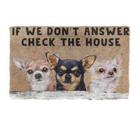 Felpudo Entrada casa Felpudo con diseño de casa de Chihuahua: un Regalo Divertido para un Amigo