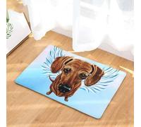 Felpudo Entrada casa Felpudo con diseño de Perro Salchicha