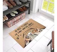 Felpudo Entrada casa Felpudo con Estampado de Chihuahua: Sabemos Que estás aquí