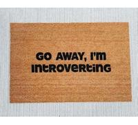 Felpudo Entrada casa Felpudo con Frase Motivacional: ¡Vete, Soy introvertido!