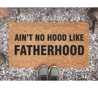 Felpudo Entrada casa Felpudo con Frases Divertidas sobre la paternidad: ¡No Hay Barrio como Este!