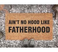 Felpudo Entrada casa Felpudo con Frases Divertidas sobre la paternidad: ¡No Hay Barrio como Este!