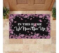 Felpudo Entrada casa Felpudo con la inscripción En Esta casa Nunca Nos rendimos