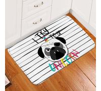 Felpudo Entrada casa Felpudo con Rayas de Carlino cornudo