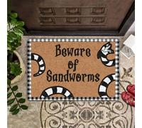 Felpudo Entrada casa Felpudo «Cuidado con los Gusanos de Arena»