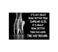 Felpudo Entrada casa Felpudo de Ballet Mejor de lo Que ERAS Ayer