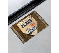 Felpudo Entrada casa Felpudo de béisbol, Felpudo No Hay Lugar como el hogar