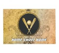 Felpudo Entrada casa Felpudo de béisbol Hogar, Dulce hogar