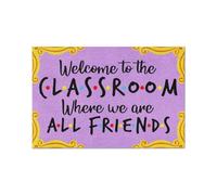 Felpudo Entrada casa Felpudo de Bienvenida al Aula Donde Todos Somos Amigos