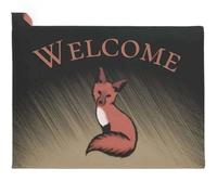 Felpudo Entrada casa Felpudo de Bienvenida del Zorro astuto