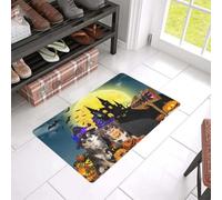 Felpudo Entrada casa Felpudo de Bienvenida para Perro - Chihuahua, fácil de Limpiar, Ideal para Halloween