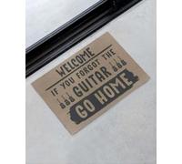 Felpudo Entrada casa Felpudo de Bienvenida Si olvidaste la Guitarra, Vete a casa