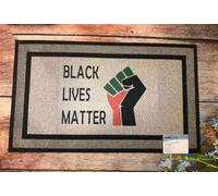Felpudo Entrada casa Felpudo de Black Lives Matter