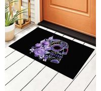 Felpudo Entrada casa Felpudo de Calavera del Día de los Muertos